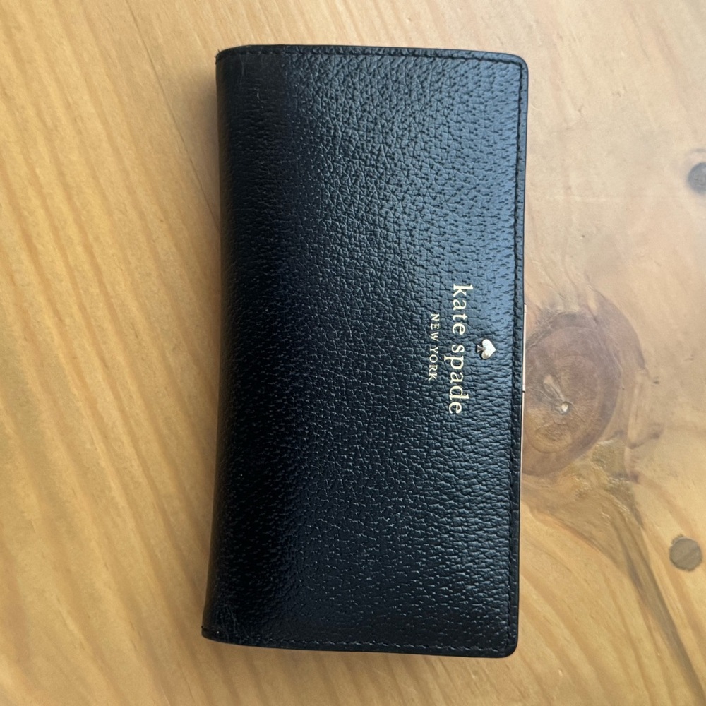 Kate Spade Black Textured Key Holder